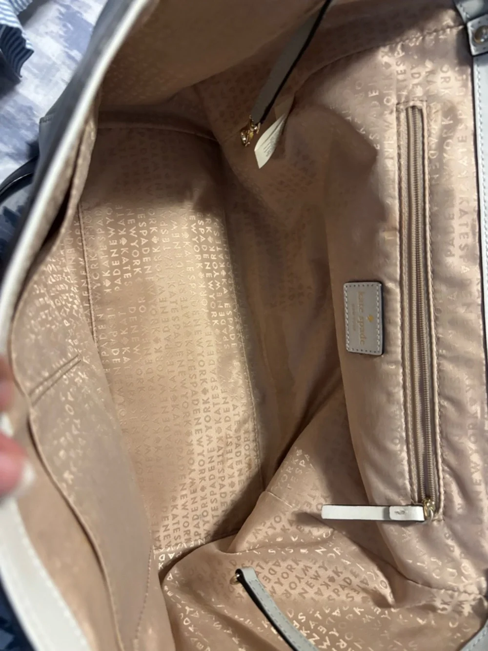 Kate Spade Large Laurel Magnolia Trapeze Satchel - Picture 6 of 16